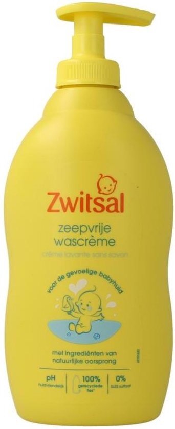 Zwitsal - Zeepvrije Wascreme - 400 ML