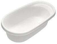 Orthex Babybadje, 27 liter, met stekker, wit, babybadje, BPA-vrij, 10 jaar garantie, 77 x 41 x 24 cm (l x b x h)