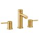 Moen Align Twee Handvat Moderne 8-Inch Wijdverspreide Badkamer Kraan Trim Kit Klep Vereist, Geborsteld Goud