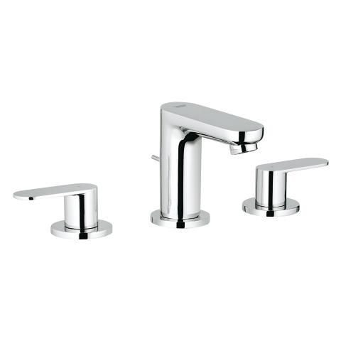 GROHE Eurosmart Cosmopolitan Driegats Wastafelkraan - Lage uitloop - Chroom