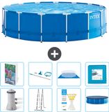 Intex Rond Frame Zwembad - 457 x 122 cm - Blauw