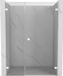 Mexen Lunar-B-B douchedeur scharnierend rechts 110 cm, transparant, wit