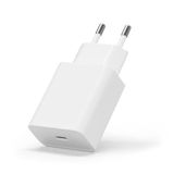 WAYTEX USB-C-oplader, 25 W, slank, snel opladen, PD, veilig met IC-chip, snellader voor iPhone, iPad, Samsung, Android, EU-stekker