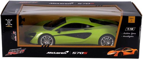 kool speed McLaren - Radiografisch bestuurbare auto 1:16 - Neon groen