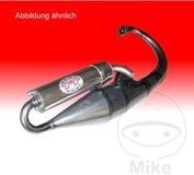 Leovince pot d'échappement pour Peugeot 50 Trekker MetalX Scooter après 2003 4055 Neuf Gris