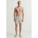 JACK & JONES PANTS STUDIO gestreepte zwemshort beige