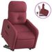 VidaXL 3206798 fauteuil tissu lie de vin