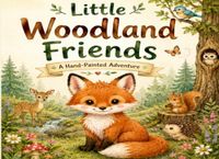 Little Woodland Friends: A Hand-Painted Adventure Through the Forest