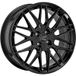 MSW 50/4 noir brillant 7.0Jx17 4x108 ET20