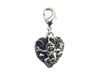 INNSPIRO Mooie bedels metalen hanger met karabijnhaak, 15 x 18 mm, 25 stuks, 13mm., Metaal, Geen edelsteen