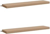 vidaXL Coussins de banc SOEST 2 pièces 100% Polyester Sable 170 x 40 x 8 cm