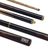 POWERGLIDE Exios Hand Gesplitste Ash Snooker Keu 3/4 Jointed 18oz Bruin