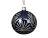 Decoris Kerstballen glas d8 cm nachtblauw