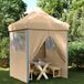 Prolenta Maison Exclusive Opvouwbare Partytent met Pop-up Systeem en 4 Zijpanelen, Beige