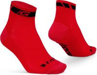 GripGrab Classic Low Cut Zomer Fietssokken 1 Paar Korte Coolmax Sokken - Rood - Unisex - Maat L (44-47)