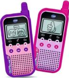 VTech Kidi Talkie, kinderspeelgoed, portofoon, roze en paars, LCD-scherm, stemvervorming, geïntegreerde spelletjes