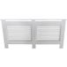 Radiator cover - 152 cm x 82 cm - white