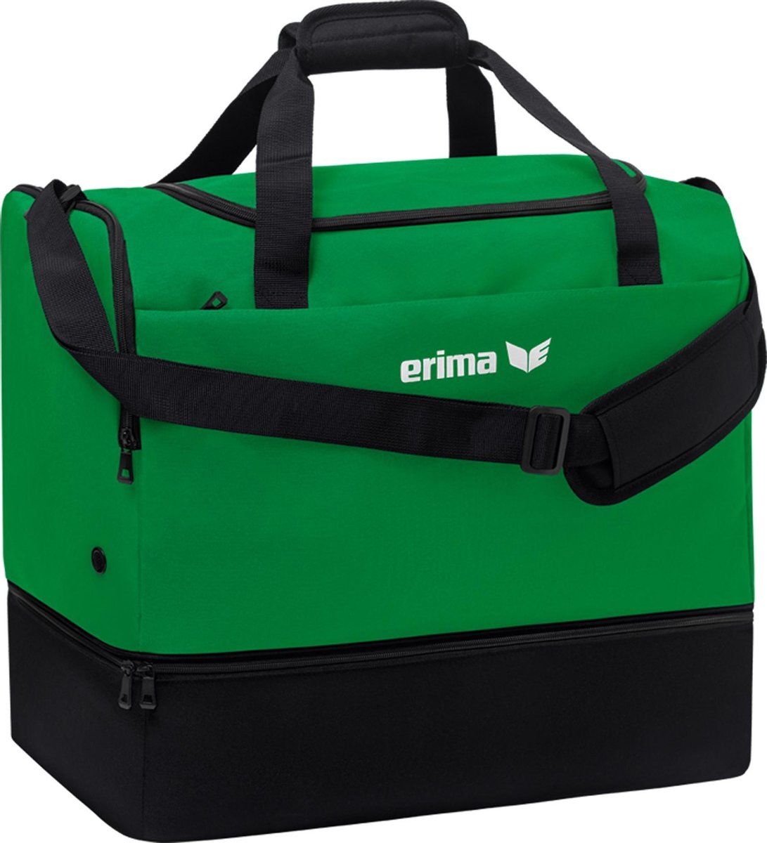 Erima Sporttas - groen - zwart - polyester - 2022