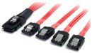 Startech.com 50 cm Mini SAS Serial Attached SCSI SFF 8087 naar 4x SATA adapterkabel
