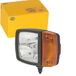 HELLA 1SA 996 120-051 Koplamp - 24V - Opbouw - Lenskleur: Geel - Stekker: DEUTSCH stekker - Links voor