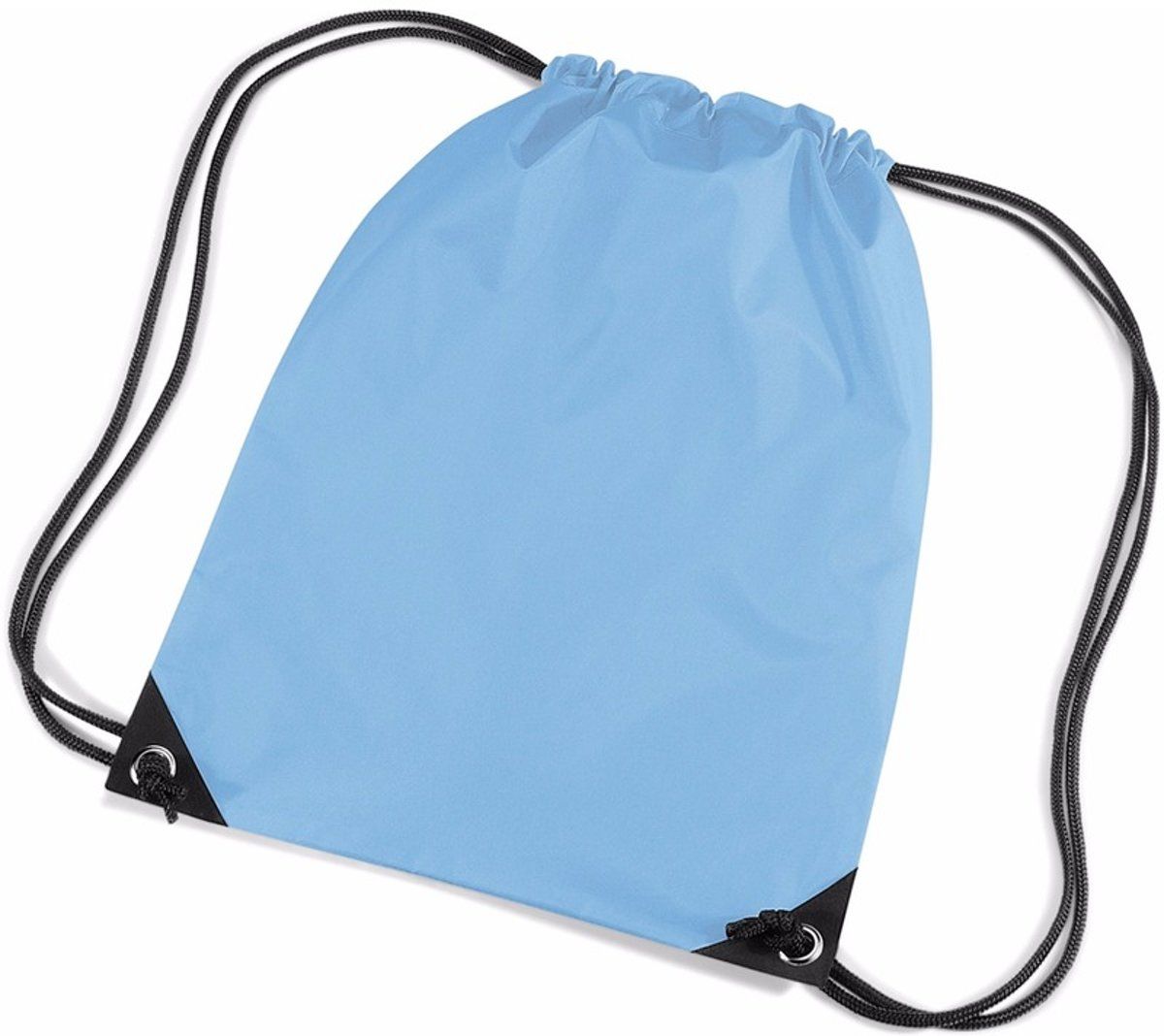 Bagbase Gymtas - Met Rijgkoord - 12 Liter - Licht blauw