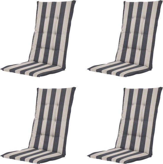 Madison Amora - Kussen hoge rug - Set van 4