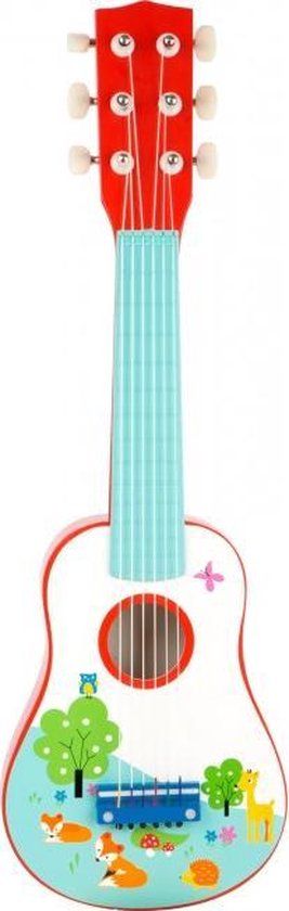 small foot - Guitar Little Fox - Wooden Guitar - Multicolor