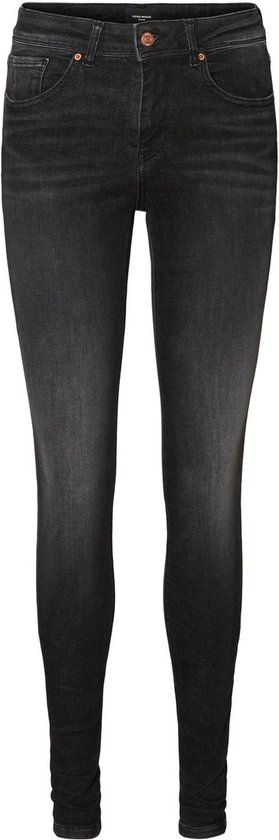 VERO MODA VMLUX MR SLIM JEANS RI101 NOOS Dames Jeans - Black - S/32