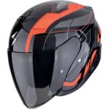 Scorpion EXO-Z1 Vue Zwart Rood Jethelm
