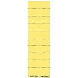 Leitz 1901-15 blanco borden, karton, 4 regels, 60 x 21 mm, geel