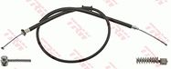TRW Seilzug, Feststellbremse GCH647 | Compatibel met: LANCIA YPSILON