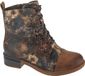 Rieker 94611 Dierenprint Veterboots Vrouwen Veelkleurig Maat 38