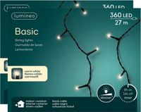 Lumineo Kerstboomverlichting - 2x - LED - warm wit - 360 lampjes - 27 meter
