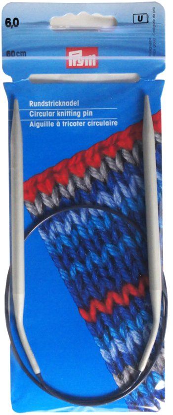 Prym Rondbreinaalden 6mm Grijs Metaal/Kunststof 60 cm