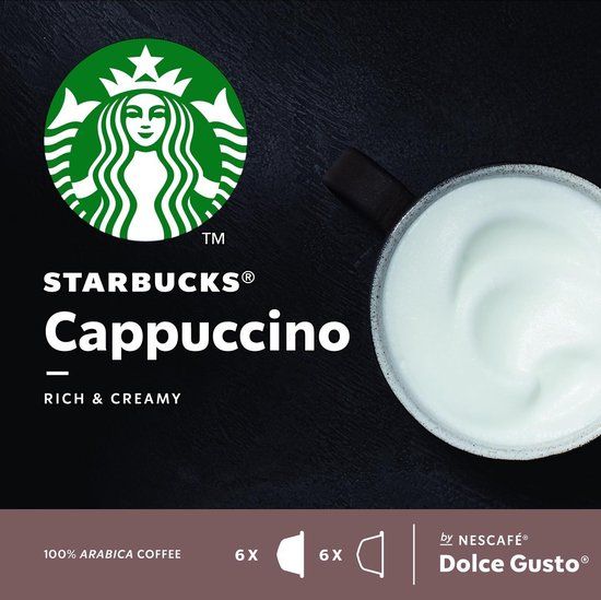 Starbucks® Cappuccino by Nescafé® Dolce Gusto® - 12 Capsules