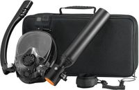 VEVOR 0,5L Duikset met Snorkelmasker, Draagbaar, Zwart