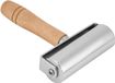 Shenzhen Haorui Industrial Technology Co., Ltd. Rouleau de bord de presse Acier à haute teneur en carbone Outil de rouleau d'artisanat de roulement de cuir - Outil de rouleau de bordure de presse de cuir (100mm) Argent