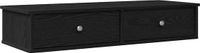 vidaXL Wandschap met lades 100x37,5x19 cm bewerkt hout zwart