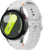 Strap-it Siliconen Wave bandje - Lichtgrijs