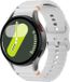 Strap-it Siliconen Wave bandje - Lichtgrijs
