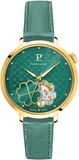 Pierre Lannier Automatisch horloge Esperance Vrouwen Groen Leer Staal 35mm