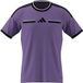 adidas heren Referee 26 Jersey Shirt, violet fusion/noir, XXL