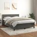 Maison Exclusive - Lit boxspring avec matelas, gris foncé, 140x200 cm, velours