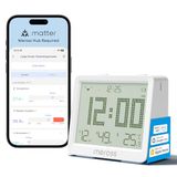 Meross Intelligente wifi-thermometer, hygrometer met groot display
