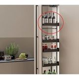 Häfele UTENSIO ST10 PLUS HIGH LARDER Tablette de remplacement, anthracite, largeur de meuble 150 mm