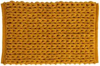 5Five Extra Dikke Kabels Badmat - Okergeel - 50 x 75 cm