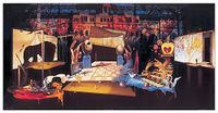 Artopweb TW21977 DAL√ - Opera 1 decoratieve panelen, hout, multikleurig, afmetingen: 100 x 50 cm