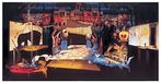 Artopweb TW21977 DAL√ - Opera 1 decoratieve panelen, hout, multikleurig, afmetingen: 100 x 50 cm