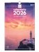 Finocam Wandkalender 2026, 25 x 40 cm, maandoverzicht januari - december 2026 + september 2025 (4 maanden), kalender 2026, magische zonsondergangen, Spaans