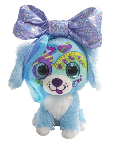 Pioupiou et Merveilles 4853 pluche figuur Puppy – Little Bow Pets – 18 cm